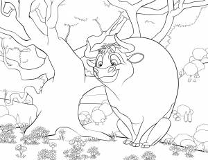 Раскраска фердинанд