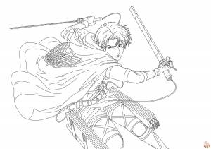 Раскраски Атака титанов