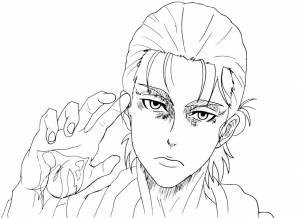 Раскраски аниме атака титанов армин