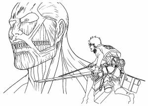 Раскраски Атака титанов