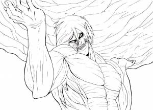 Раскраски атака титанов