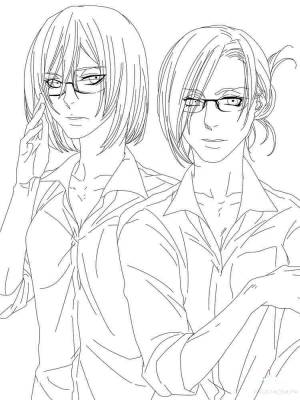 Раскраски Атака титанов