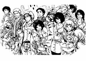 Раскраски Атака титанов