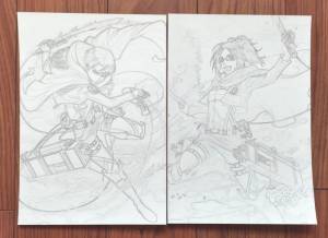 Книжка-раскраска «атака на Титанов» для детей и взрослых