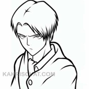 Поэтапные рисунки простым карандашом персонажей манги и мультсериала Атака титанов