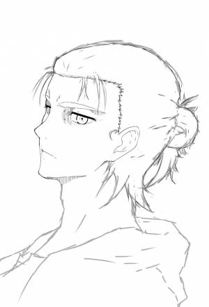 Раскраски Эрен Йегер