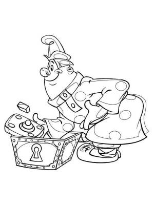 Раскраски Вовка в тридевятом царстве