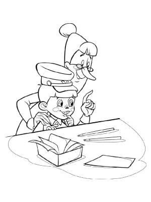 Раскраска Вовка в тридевятом царстве 15