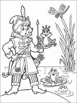 Раскраска Иван Царевич