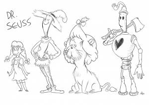 Раскраски к сказке волшебник изумрудного