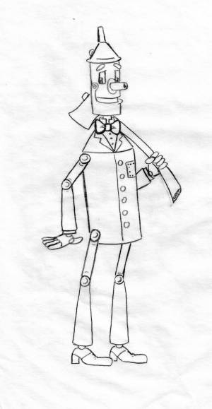 Рисунок волшебник изумрудного города карандашом