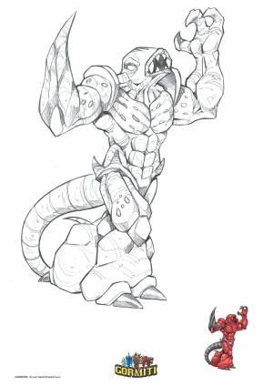 Гормити раскраска