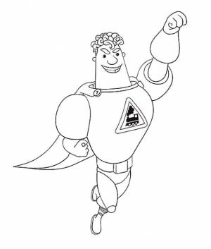 Раскраска Аркадий Паровозов 14