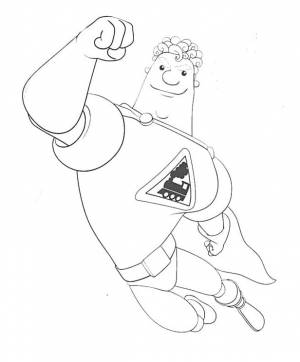 Раскраска Аркадий Паровозов 11