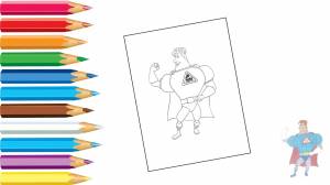 Раскраска Аркадий Паровозов