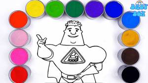 АРКАДИЙ ПАРОВОЗОВ, раскраска для детей