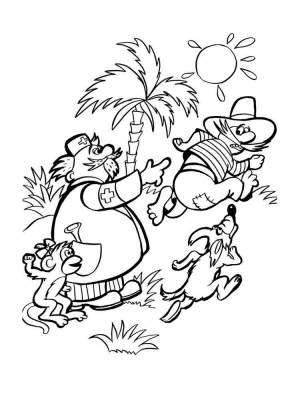 Раскраски Бармалей