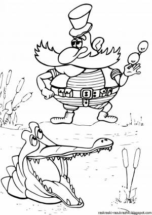 Раскраски По сказкам чуковского для дошкольников