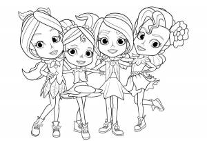 Раскраски Фееринки для детей