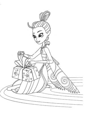 Раскраска Фееринки 19