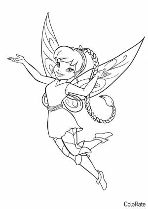 Раскраска Фея Дисней