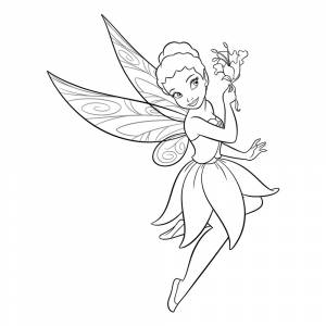 Раскраска Фея Иридесса