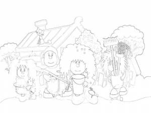 Раскраска Барбарики