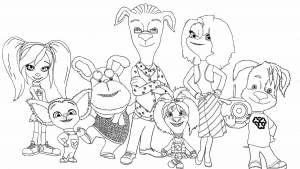 Барбарики раскраска