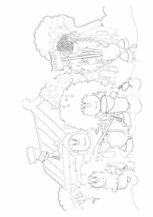 Барбарики раскраска