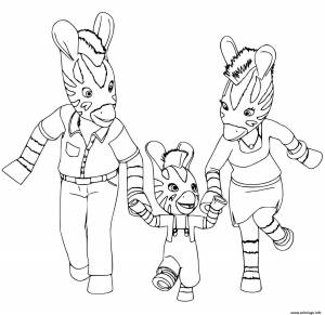 Раскраска непоседа зу