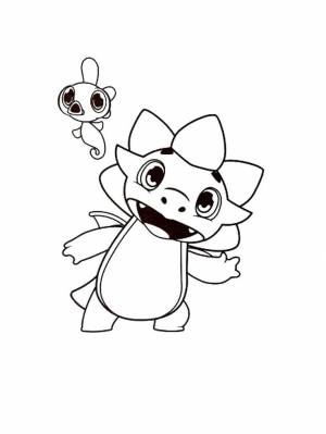 Раскраски Дракоша Тоша