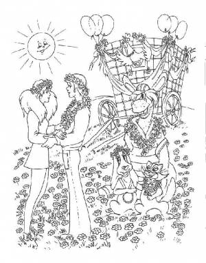 Раскраски Раскраска Бременские музыканты раскраски бременские музыканты