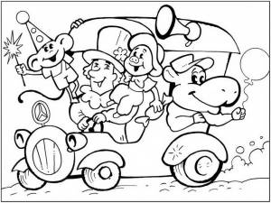 Раскраска Фунтик 7