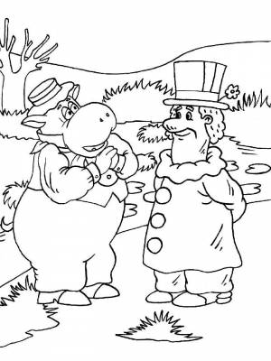 Раскраска Фунтик   в формате