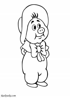 Фунтик раскраска