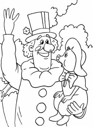 Раскраска Фунтик