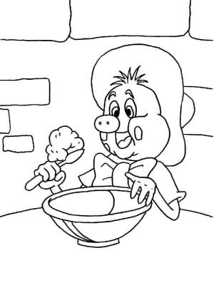 Раскраски Фунтик