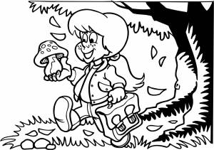 Фунтик раскраска