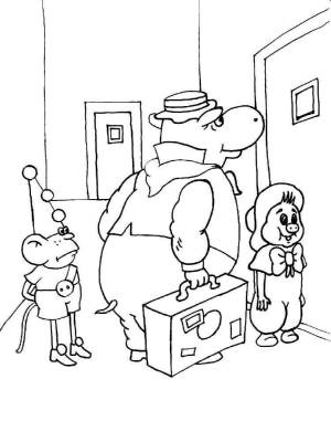 Раскраски Фунтик