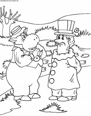 Раскраски Фунтик дядюшка мокус