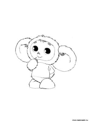 Раскраски фунтик, Раскраска Поросенок фунтик с конфетой Советские раскраски