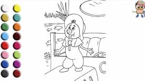 Раскраска для детей ФУНТИК