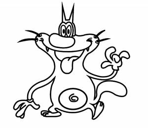 Раскраски Огги и Тараканы