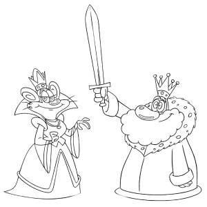 Раскраски Огги И Тараканы