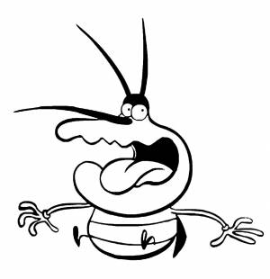 ОГГИ И ТАРАКАНЫ  РАСКРАСКИ