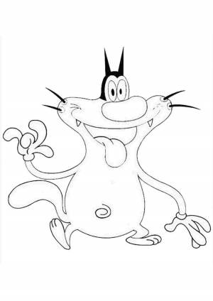 Раскраска огги и тараканы