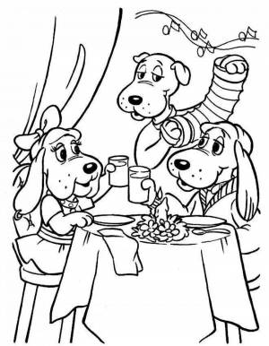 Раскраски собачка соня из мультфильма