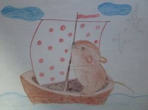 Мышонок пик детский рисунок