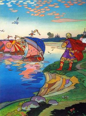 Иллюстрация к сказке Садко