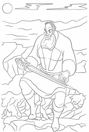 Садко рисунок карандашом